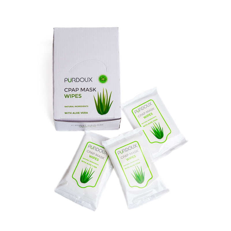 Lingettes nettoyantes de voyage pour masque – Aloe vera